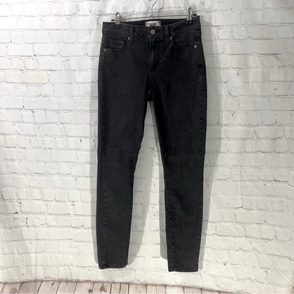 PAIGE Verdugo Ankle 27 Black Straight Pant